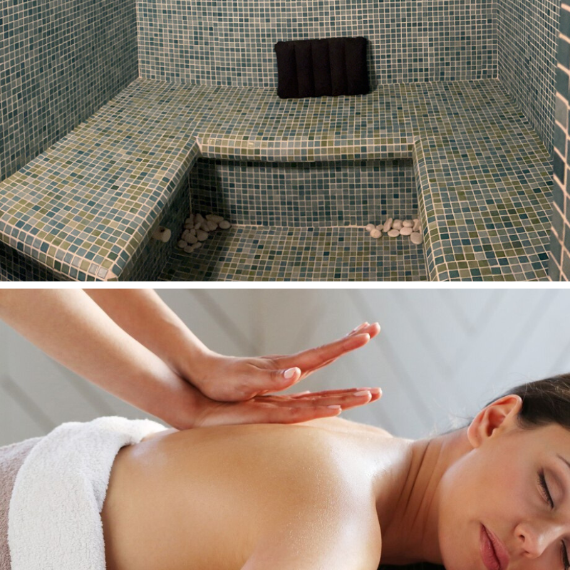 Carte cadeau : Spa (ou hammam) + massage du dos